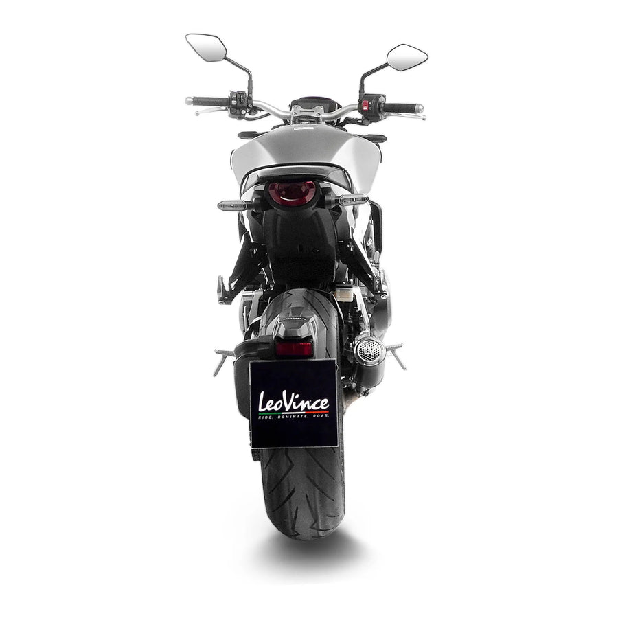 honda cb 1000 [LEOVINCE] – LV Corsa S fuld sort slip-on lyddæmper