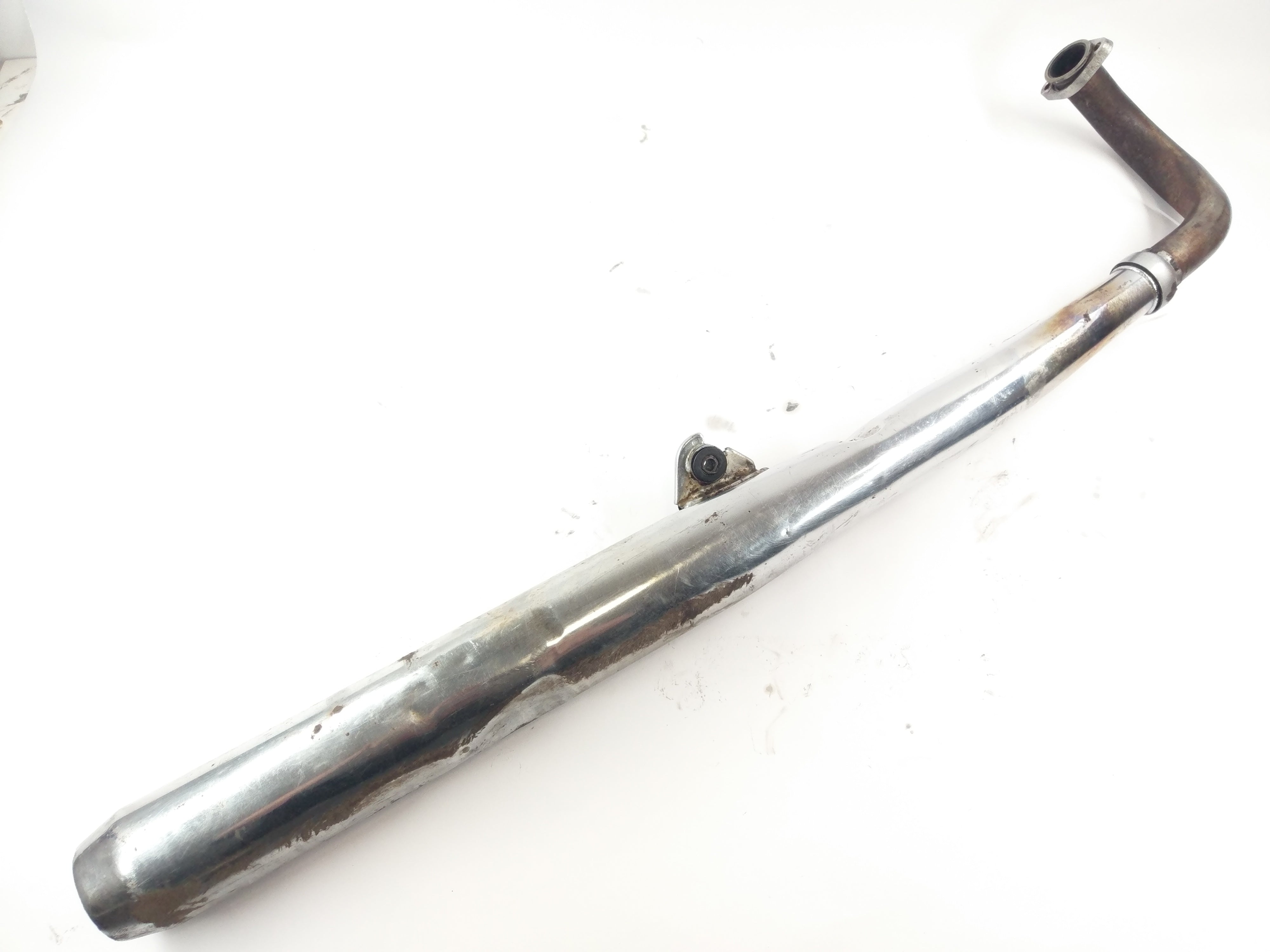 Yamaha RD 350 Type 351 - Exhaust silencer right with manifold