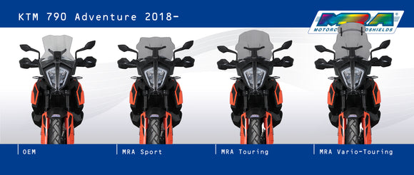 KTM ADVENTURE 390 / 790R / 890R -2022 [2018-] – Sportscheibe "SPN"