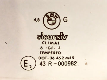 BMW M 535I E28 [1986] - Bakfönster - 0