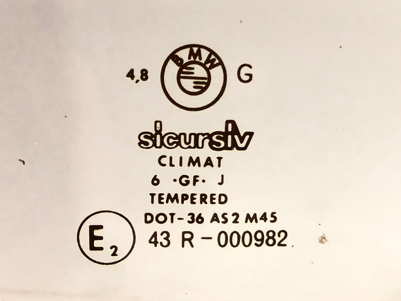 BMW M 535i E28 [1986]  - 后窗