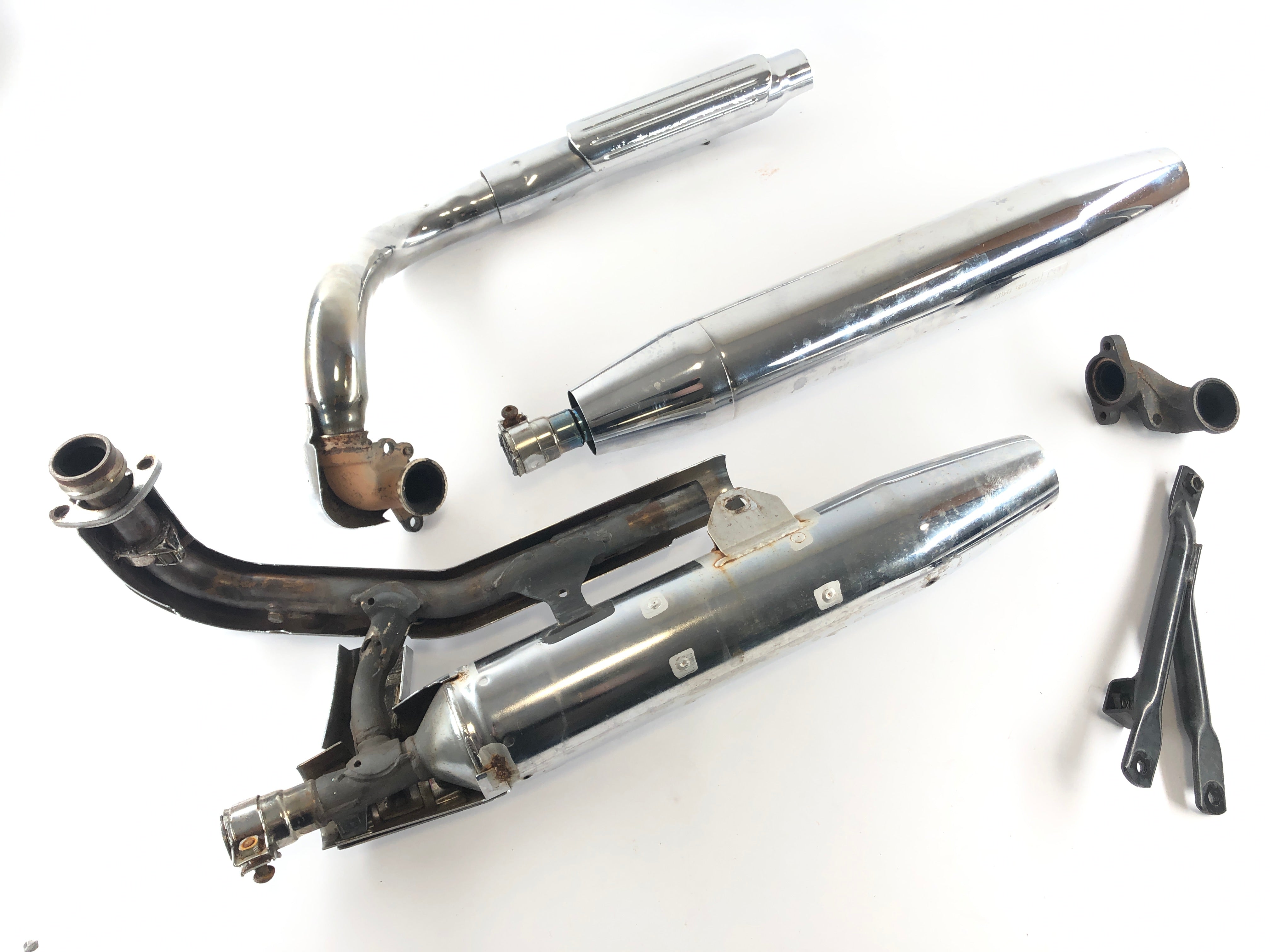 Yamaha XVS 650 Drag Star 4VR [1997] - Exhaust Silencer Set