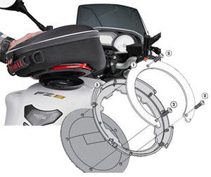 Benelli BN 302 [2015–2018] – Befestigungsring für Tanklock