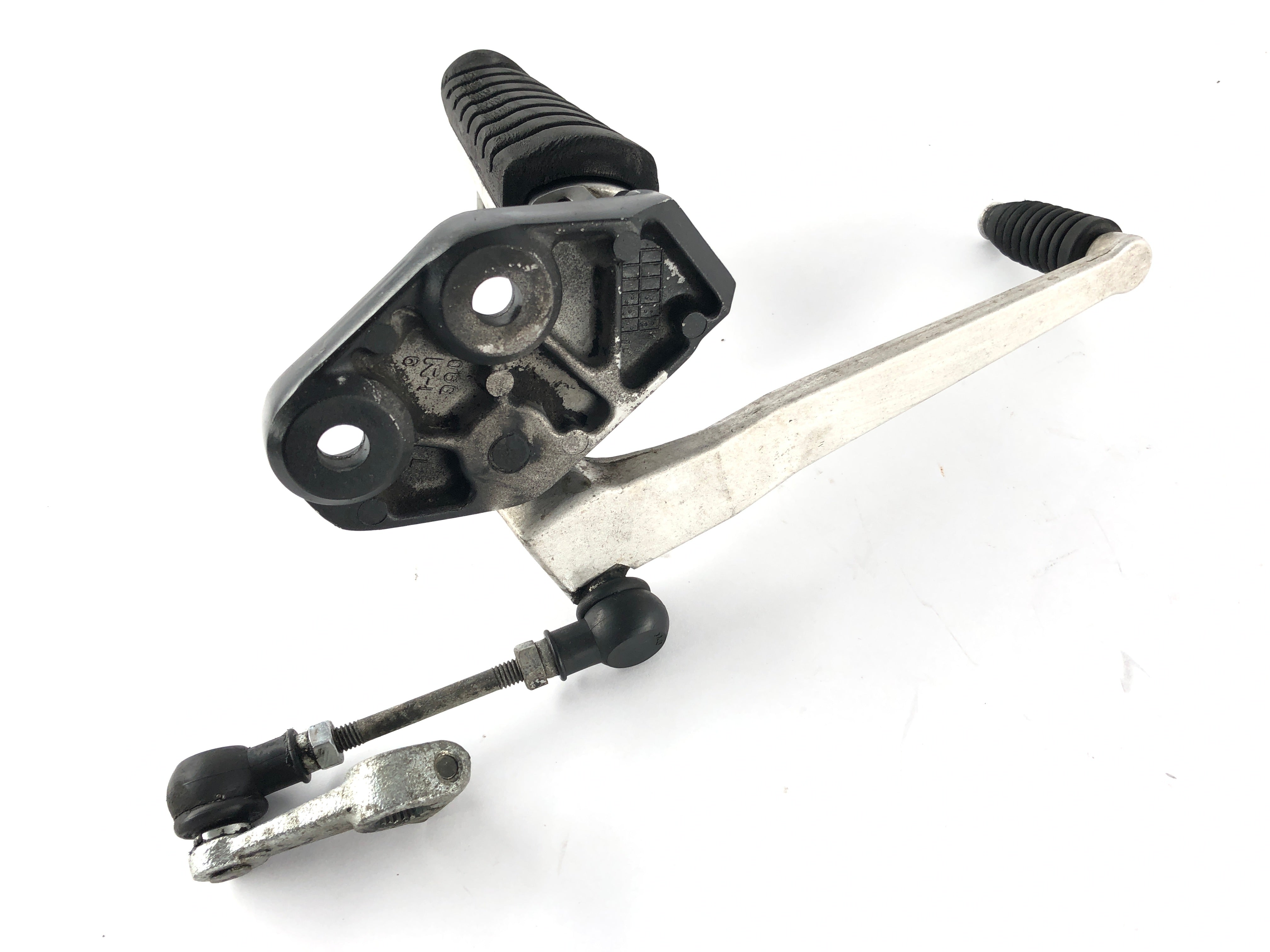 Suzuki DL 1000 V-Strom [2006] - Driver footrest left with rod and gearshift pedal