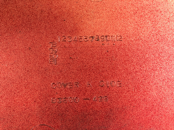 ホンダCB 650 RC03 [1980]  - 右側のサイドカバー