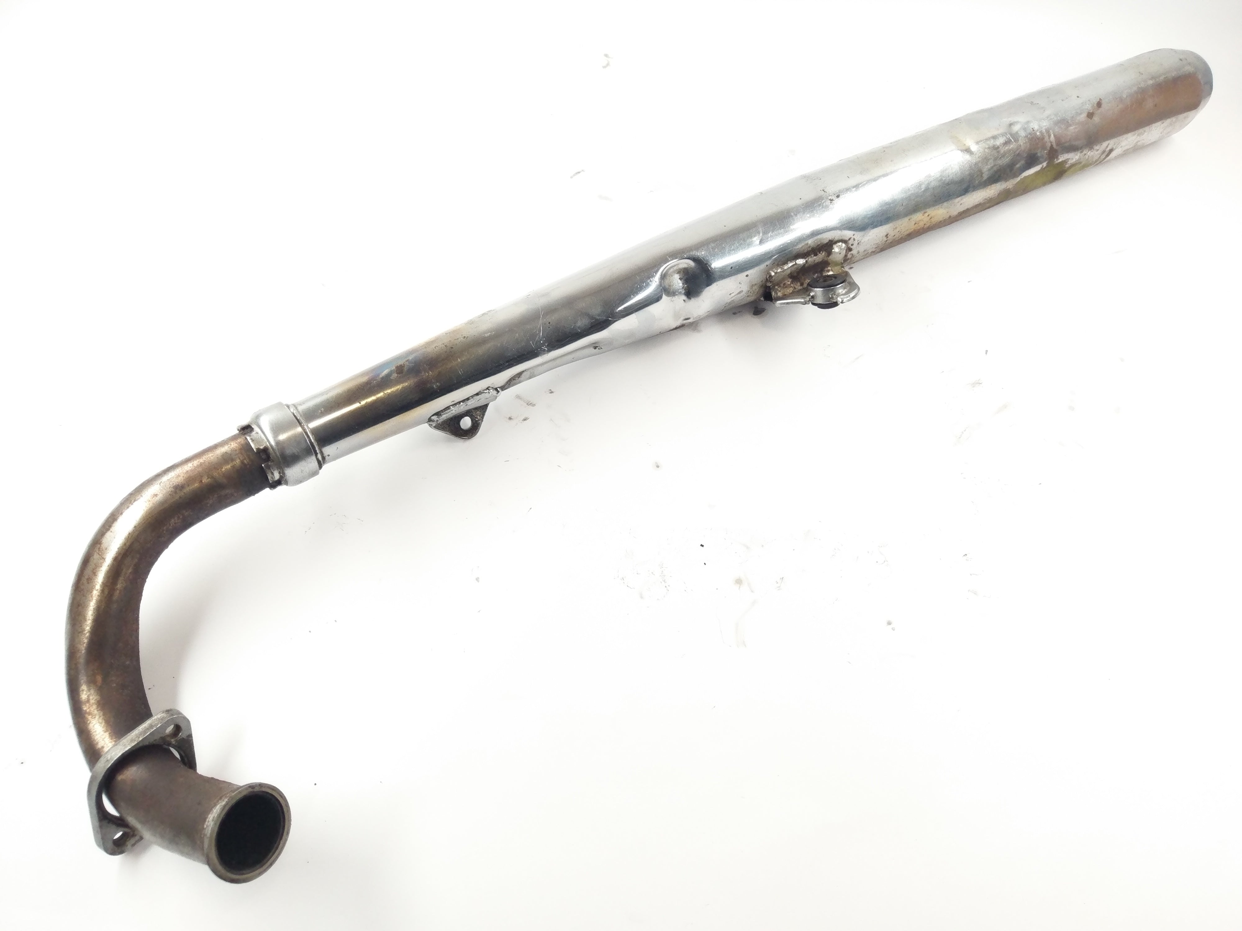 Yamaha Rd 350 Tipo 351 - Muffler de escape a la derecha con colector