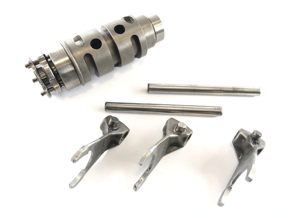 Ducati 900 SS [1992] - Shift drum with shift claws and shafts