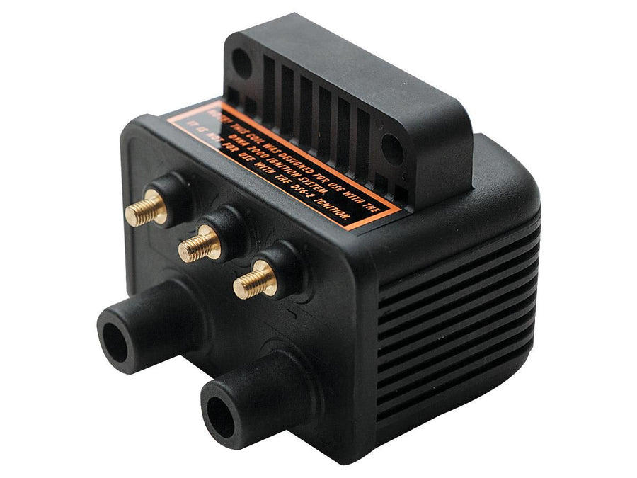 Harley Davidson Sportster [1971-2003] -Twin Fire Tänds spole svart 3 ohm