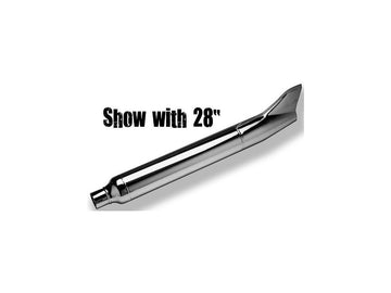 Harley Davidson Panhead [1958-1965] -fl-stil Fishtail udstødning 33 "Lang Show Chrom