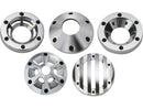 Harley Davidson - 4 "Ekstern Trappcaps end cap Trapp Kegel aluminium polert 4"-3