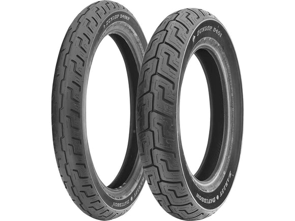 Harley Davidson-D401 Pneus de elite 130/90 B-16 73H TL Black Wall