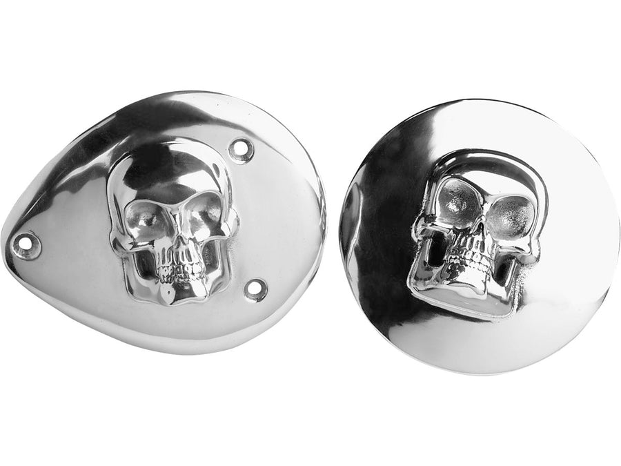 Harley Davidson - 3D Skull polert luftfilterdeksel