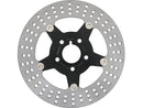 Harley Davidson Sportster [1985-1999]-floating brake disc 5-hole black black-1