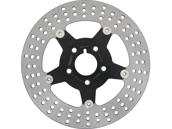Harley Davidson Sportster [1985-1999]-floating brake disc 5-hole black black