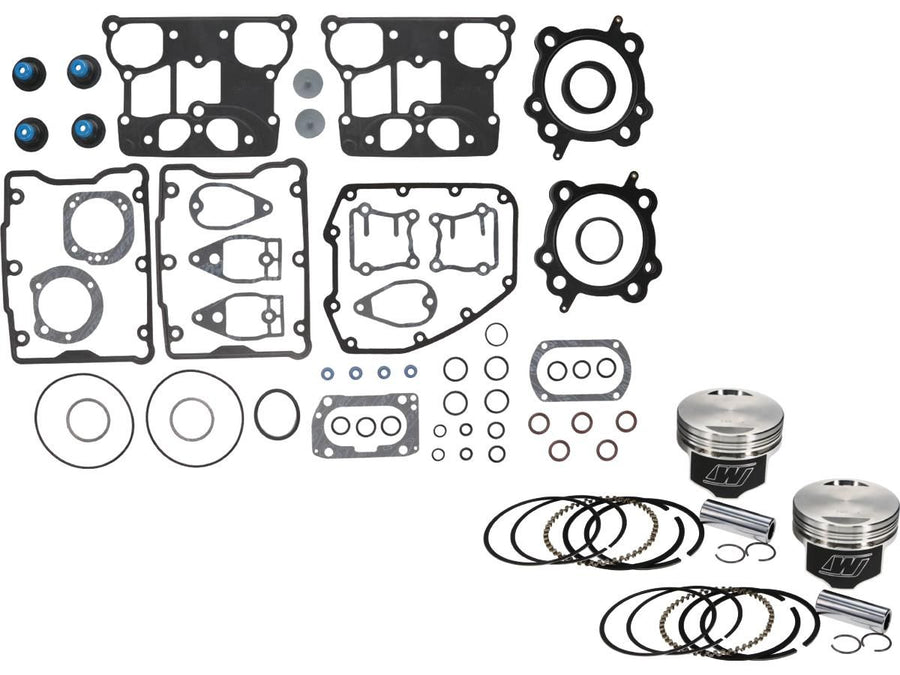 Harley Davidson Dyna [1999-2006]-Profild Piston Kit s pečetí pro