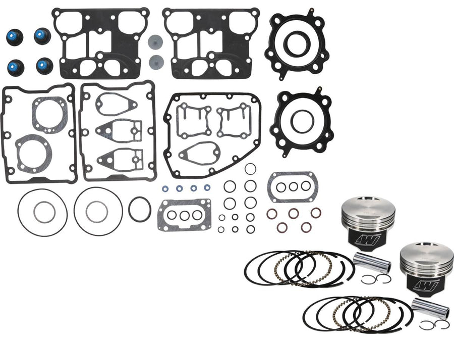 Harley Davidson Dyna [1999-2006]-Profild Piston Kit s pečetí pro