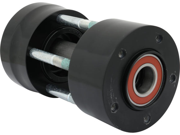 Harley Davidson Sofrail [2000-2005]-Hub de roda de arrepio preto não Abs