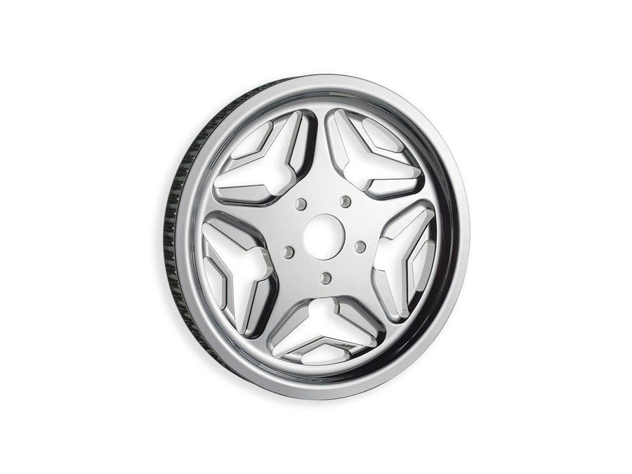 Harley Davidson Dyna [2000-2005] – Speed Star Riemenscheibe Chrom 1 1/8" 70 Zähne