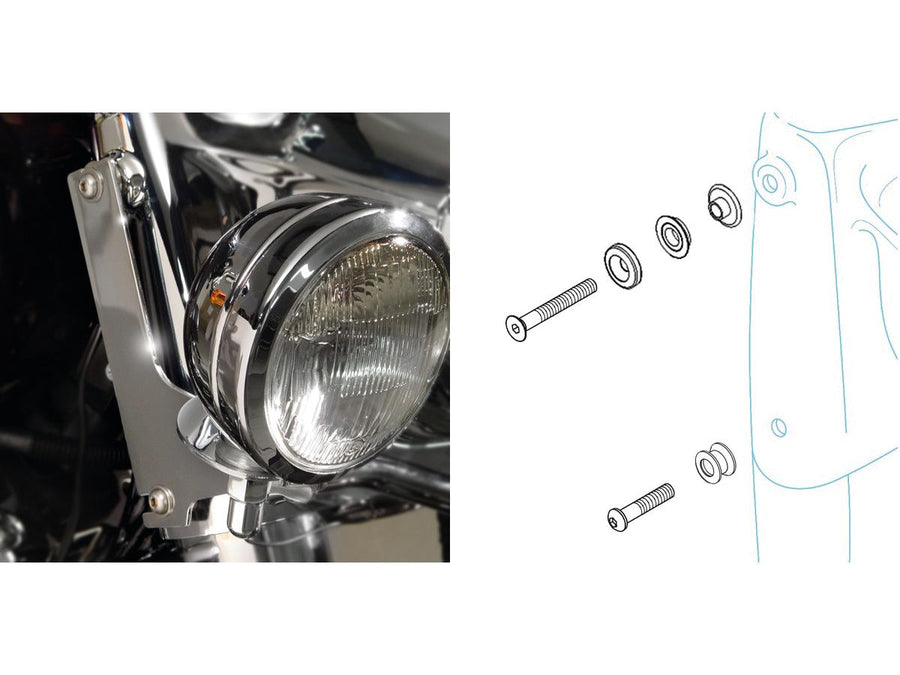 Harley Davidson FLHR [2016-2022] – Switchblade Montagesatz Windschutzscheibenmontag