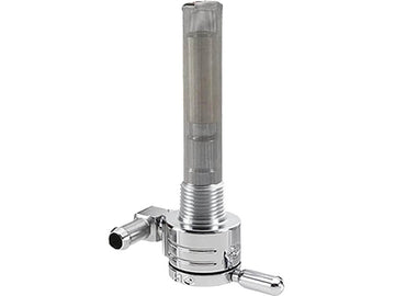 ハーレーデイビッドソン-3/8 "NPT燃料バルブからフロントアウトレットクロムへ