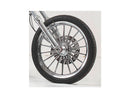 Harley Davidson Touring [2008-2024] -nitro remschijf roestvrij staal gepolijst 11,8 "-2