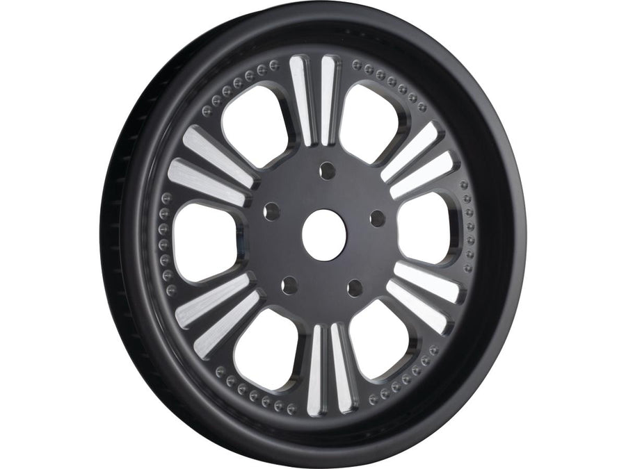 Harley Davidson Dyna [2000-2005] -Dominator 6ベルトディスクブラック1 1/8 "70歯