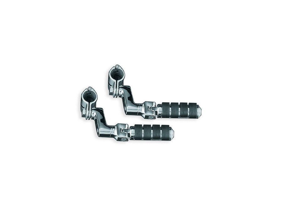 Harley Davidson-Little ISO Autobahn Footrest con Offset y 1-1/4 "Magnum