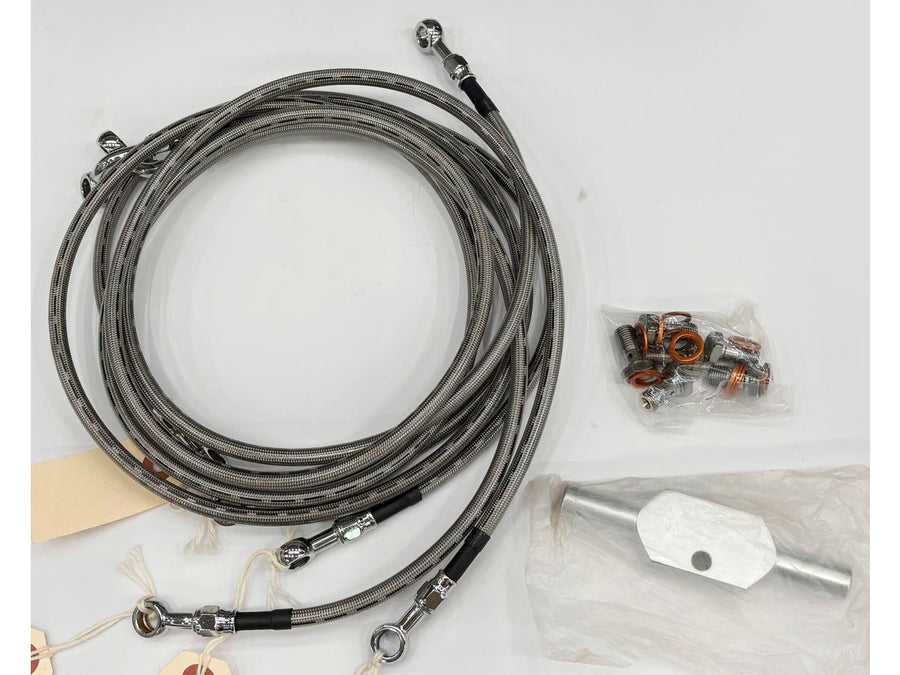 Harley Davidson-C/C S/S Kit B/L Front 08-10 FLTR +8 pulgadas