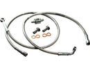 Harley Davidson Touring [2009-2013] -OEM Style Brake Line Rustfritt stål klar-3