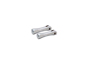 Harley Davidson - Chromium Flat Top Billetfodstøtte med flamme
