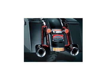 Harley Davidson Touring [1997-2013] -led bagerste skærme stribet lys sort