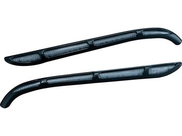Harley Davidson Touring [1997-2013] -led bagerste skærme stribet lys sort - 0