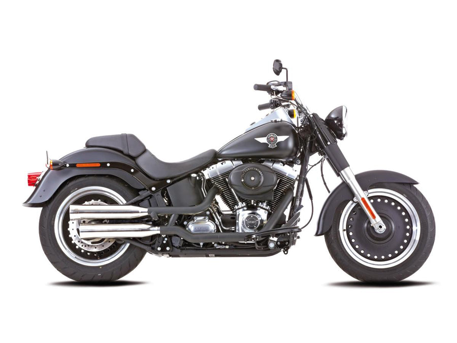 Harley Davidson FLSTF [2014-2016] -DOUBLE GROOVES SILENCER POLIDE