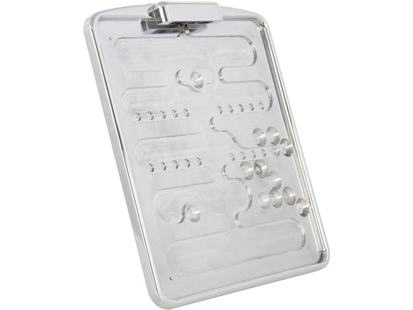 Harley Davidson-Frame License Holder med lisensplatebelysning tysk størrelse