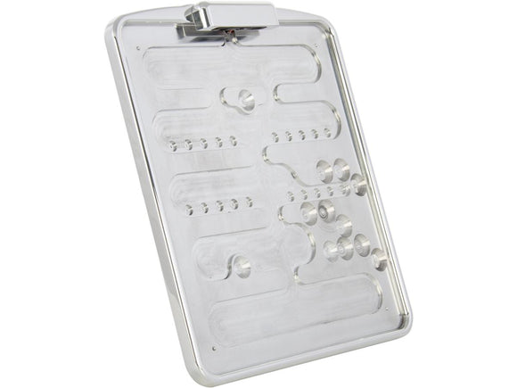 Harley Davidson-Frame License Holder med lisensplatebelysning tysk størrelse