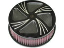 Harley Davidson-Sidewinder Hi-Flow Air Filter Black Anodized-3