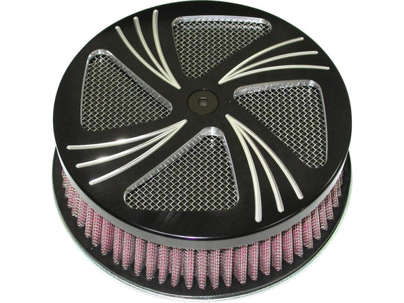 Harley Davidson-Sidewinder Hi-Flow Air Filter Black Anodized