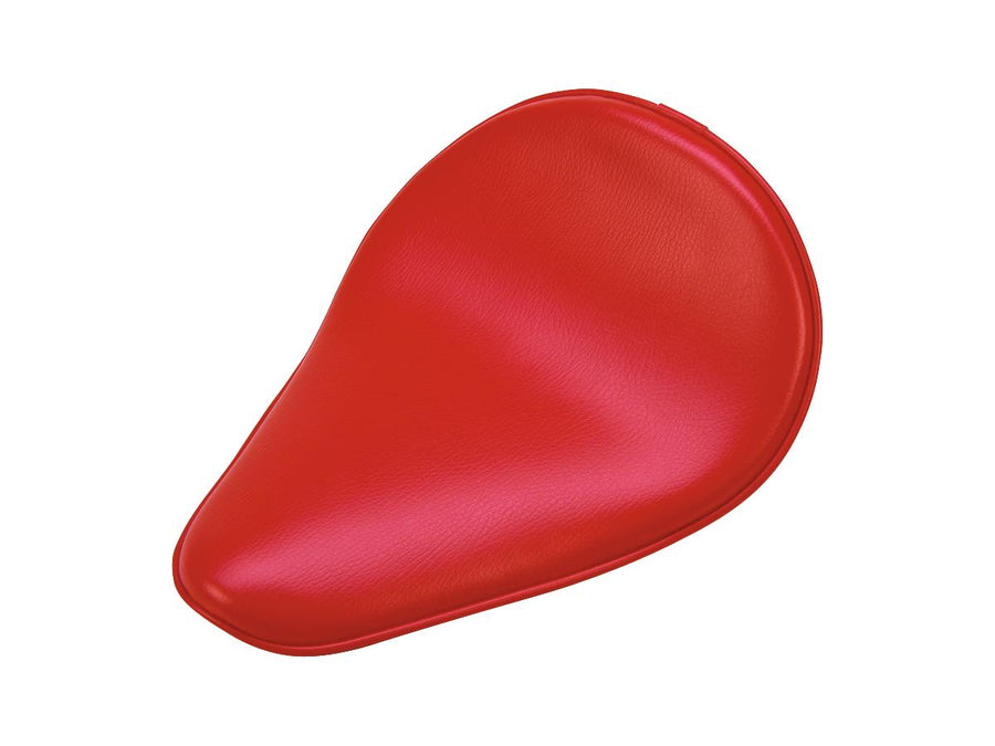 Harley Davidson - SB Small Back Side Up Thin Smooth Solo Seat Red Syntetic Leather