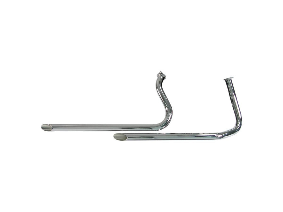 Harley Davidson FL Shovel [1966-1969] – Shovel Generator Drag Pipes Chrom 1,75"
