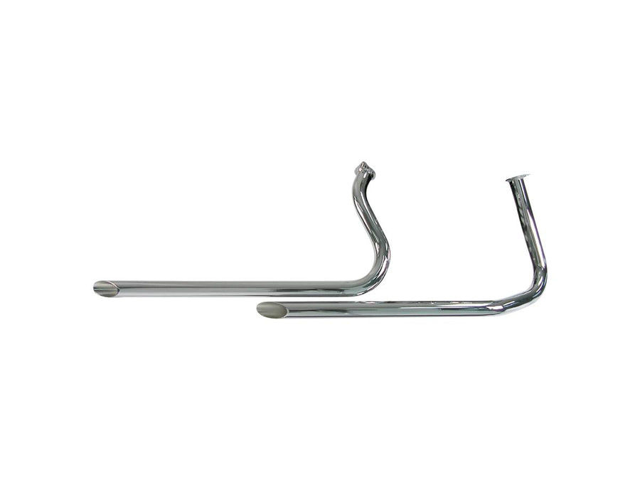 Harley Davidson FL Shovel [1966-1969] – Shovel Generator Drag Pipes Chrom 1,75"