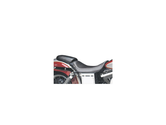 Harley Davidson FXDWG [1996-2003]-Sólové sedadlo Bone Smooth Black Vinyl