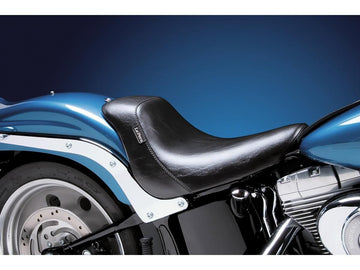 Harley Davidson Softail [2006-2017] -Bare Bone's Solo Seat glatt svart vinyl