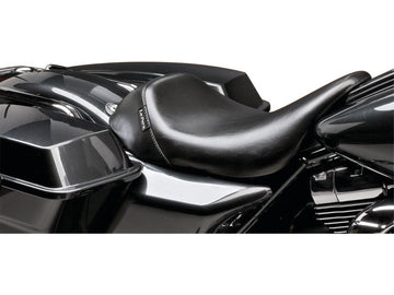 Harley Davidson Touring [2008-2025] -BARE BONES SOLO SEAT Glat sort vinyl