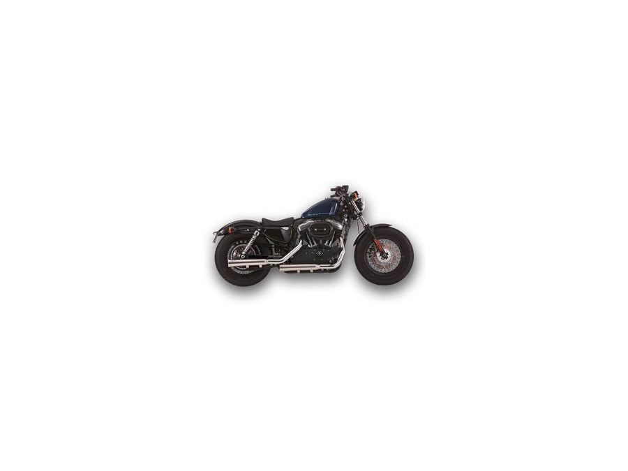 Harley Davidson Sportster [2014-2016] – Doppelrillen Slip-On Schalldämpfer poliert