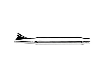 Harley Davidson - Universal Fishtail udstødning Chrome