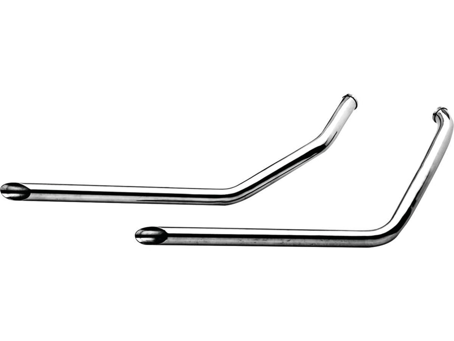 Harley Davidson Dyna [1991-2011] – Slash Cut Drag Pipes für Dyna Modelle Chrom 1,75"
