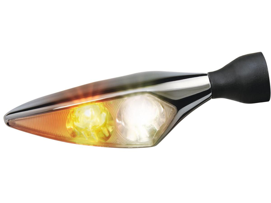 Harley Davidson - Micro Rhombus PL Titan LED -suuntavalo/sijaintivalo vasemmassa titaanissa