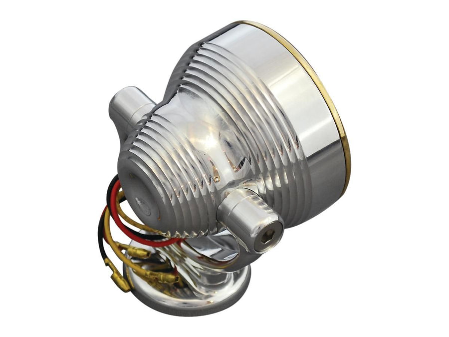 Harley Davidson – Neo-Fusion LED-Rücklicht Messing poliert, rote LED