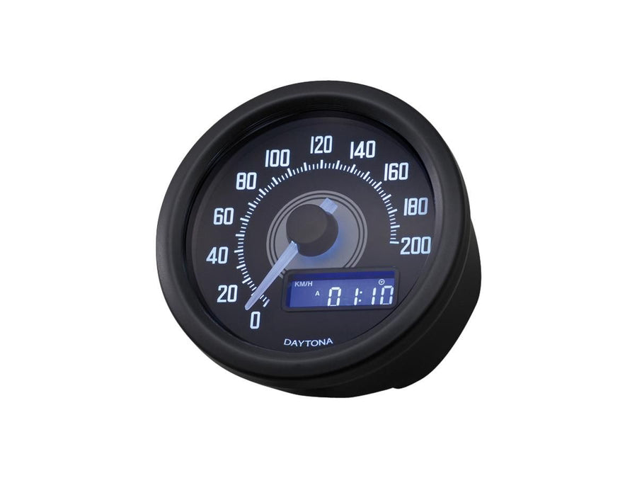 Harley Davidson Sportster [1986-2013] – Velona60 Speedometer Black Stainless Steel