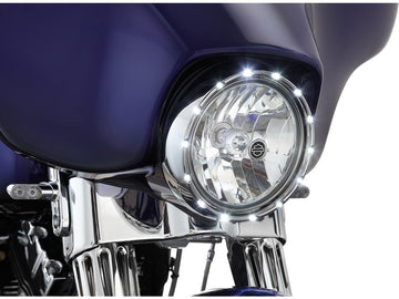 Harley Davidson FLSTC [2014-2017] -Fafeador del marco del faro Chrome